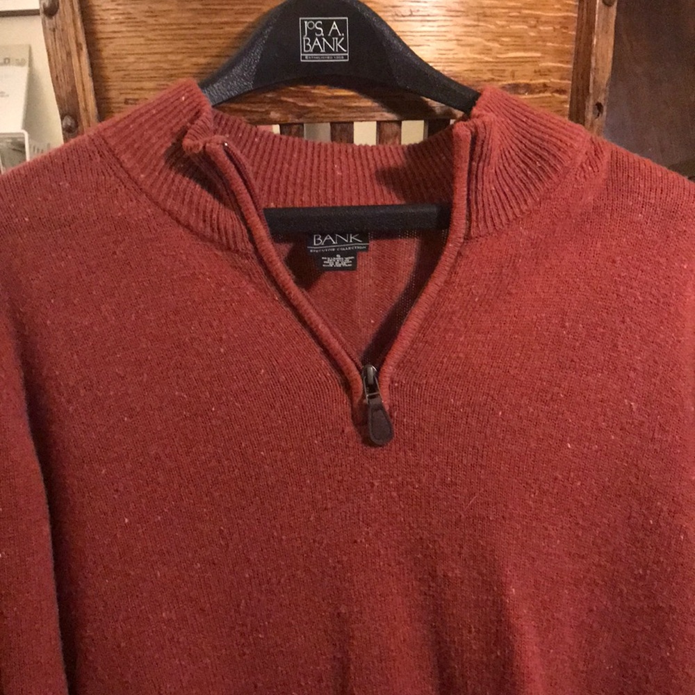 Rustic orange Lambswool sweater